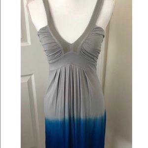 NWT WYL Gray Dress with Ombré Blue